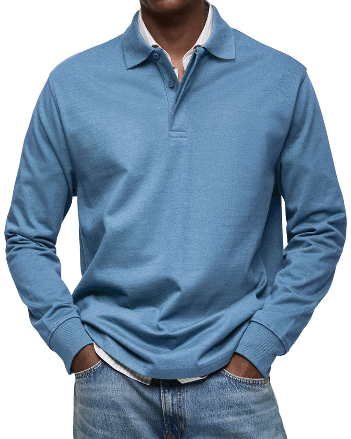 Gabriele™ | Long Sleeve Casual Polo