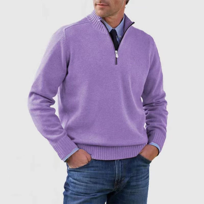 Hermann | Elegant Men's Pullover with Half-Zip