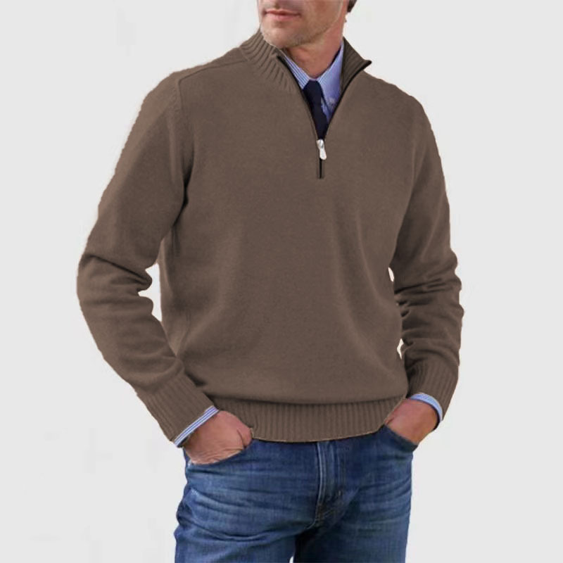 Hermann | Elegant Men's Pullover with Half-Zip