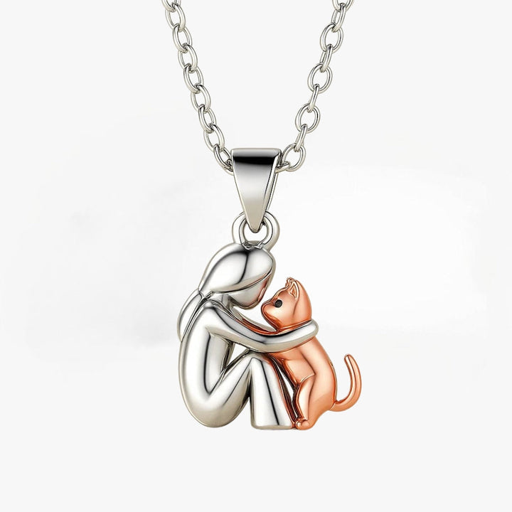 Elisa - Necklace with Cat-Shaped Pendant
