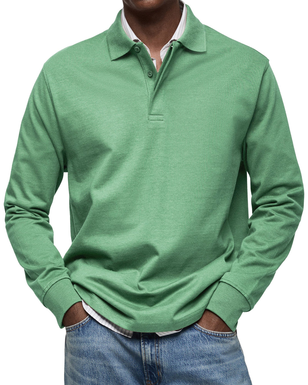 Gabriele™ | Long Sleeve Casual Polo