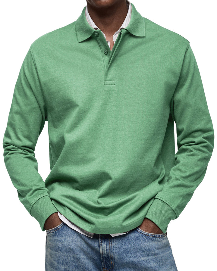 Gabriele™ | Long Sleeve Casual Polo