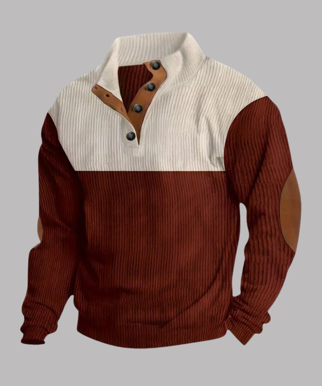 Alpino | Casual Stand Collar Henley