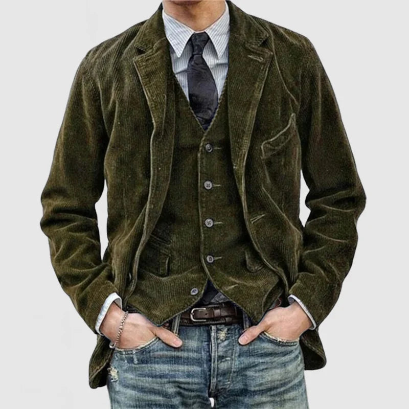 ADOLFO™|VINTAGE JACKET AND WAISTCOAT