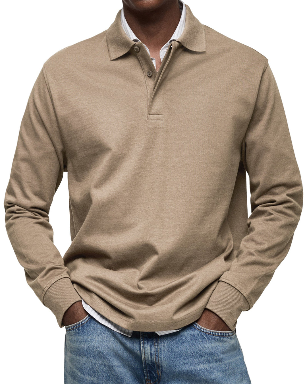 Gabriele™ | Long Sleeve Casual Polo