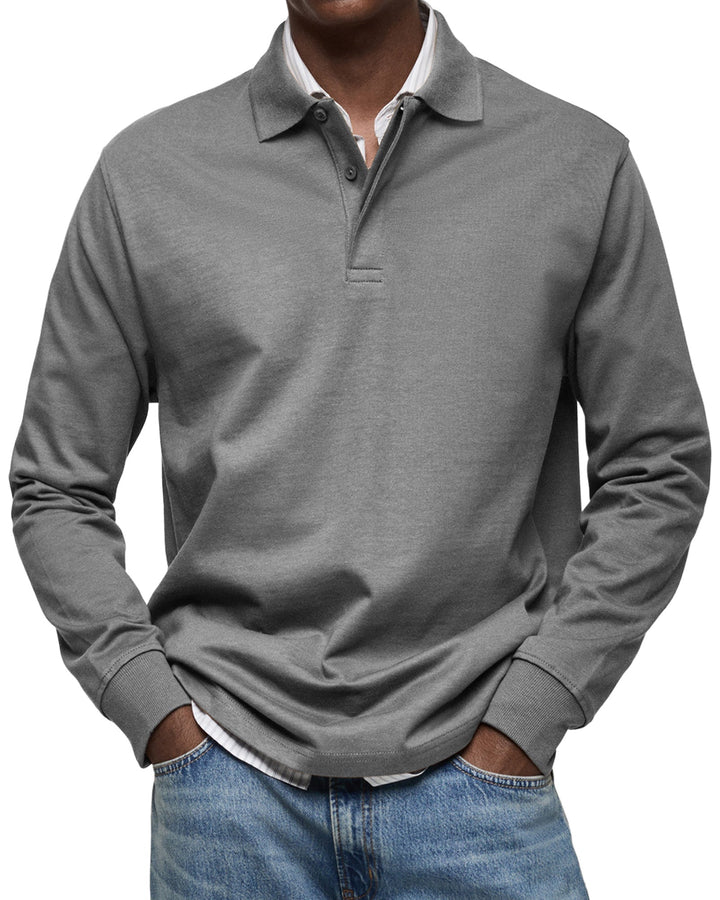 Gabriele™ | Long Sleeve Casual Polo