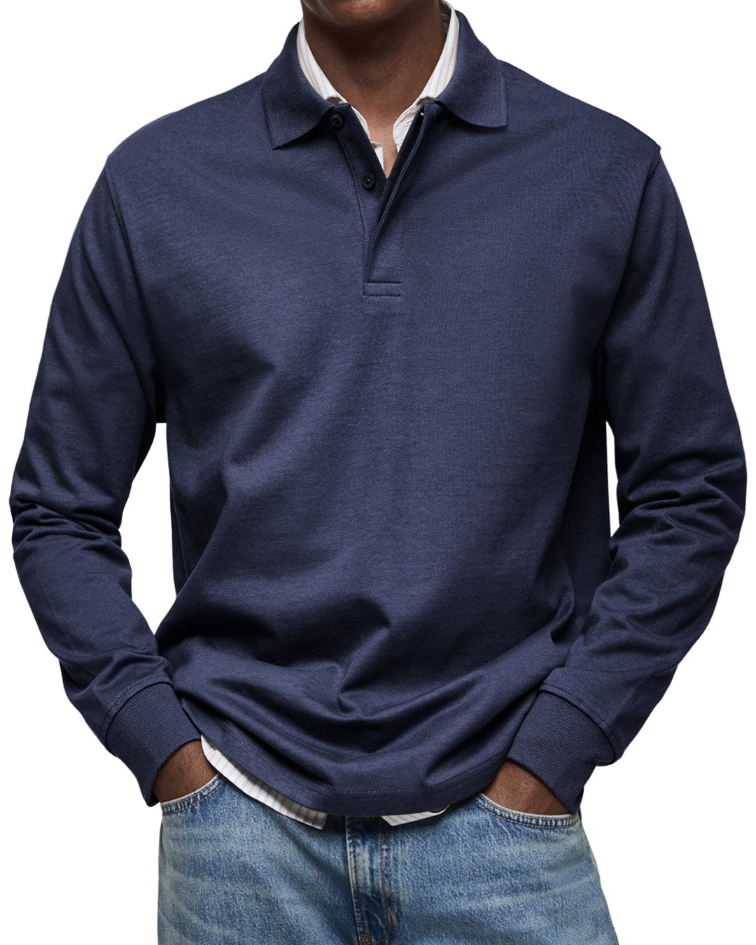 Gabriele™ | Long Sleeve Casual Polo