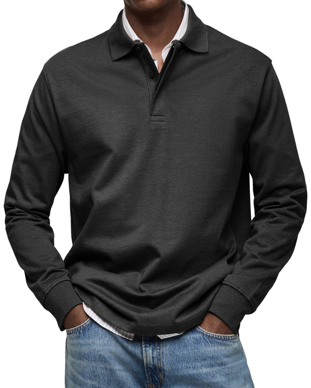 Gabriele™ | Long Sleeve Casual Polo