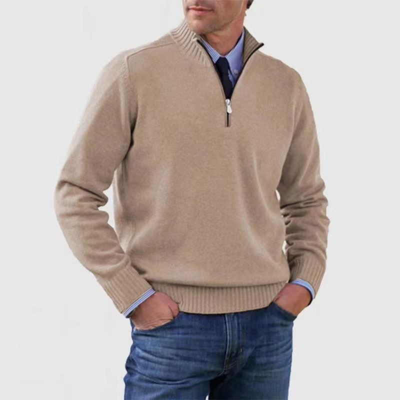 Hermann | Elegant Men's Pullover with Half-Zip