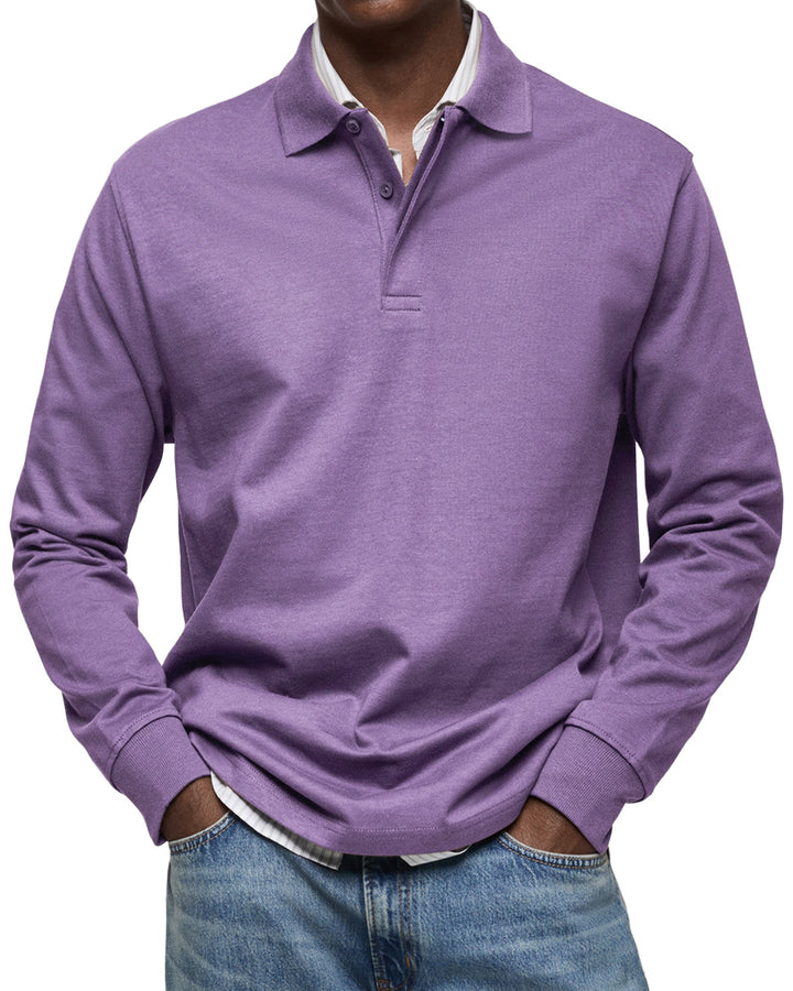 Gabriele™ | Long Sleeve Casual Polo