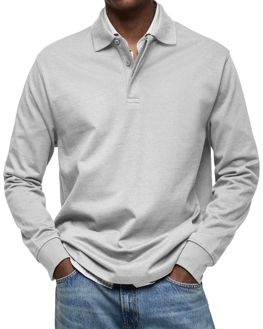 Gabriele™ | Long Sleeve Casual Polo