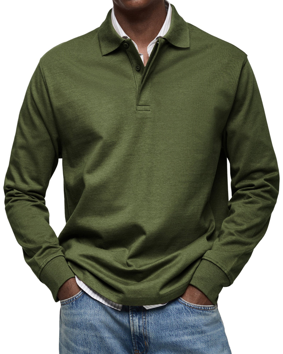 Gabriele™ | Long Sleeve Casual Polo