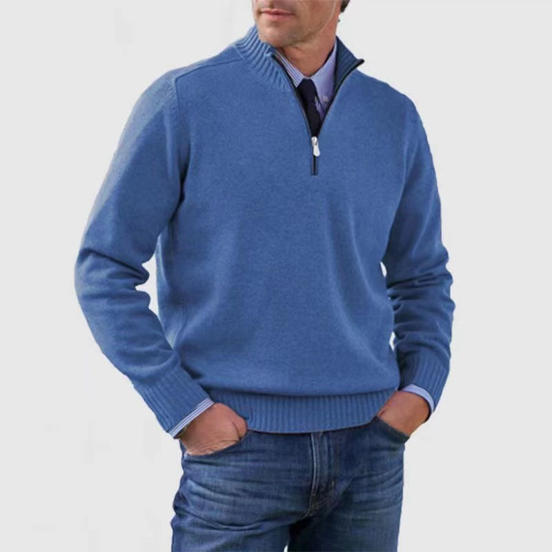 Hermann | Elegant Men's Pullover with Half-Zip
