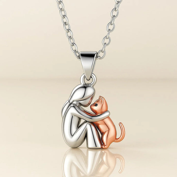 Elisa - Necklace with Cat-Shaped Pendant