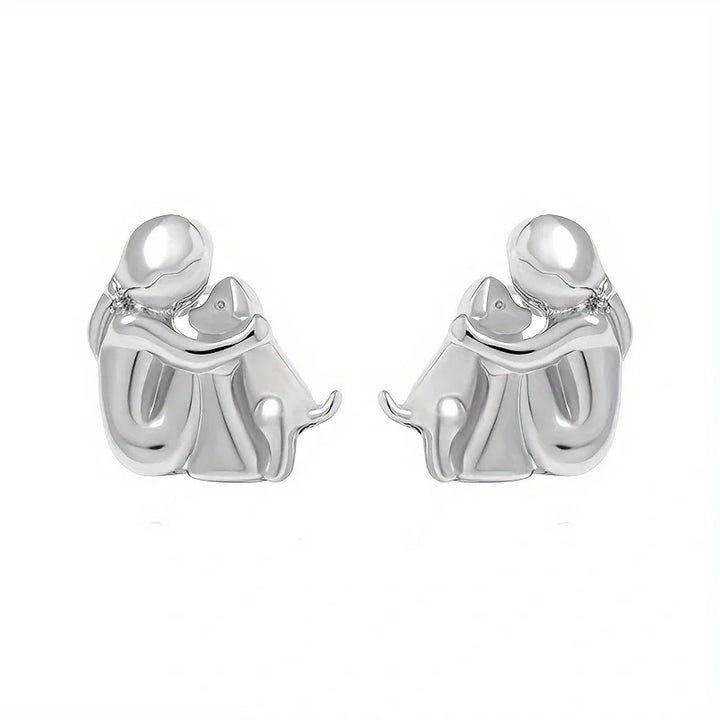 Elisa - Dog Icon Earrings