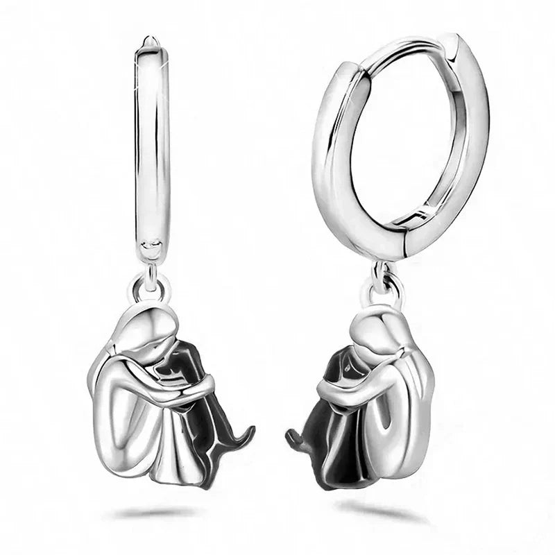 Elisa - Dog Icon Earrings (Round Closure)