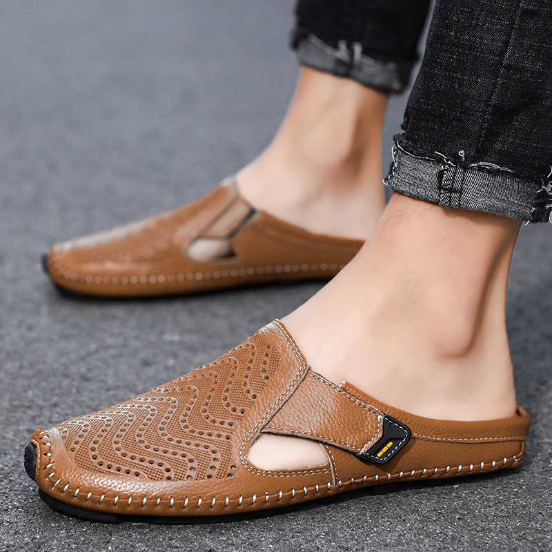 Breathable Italian Leather Sandals