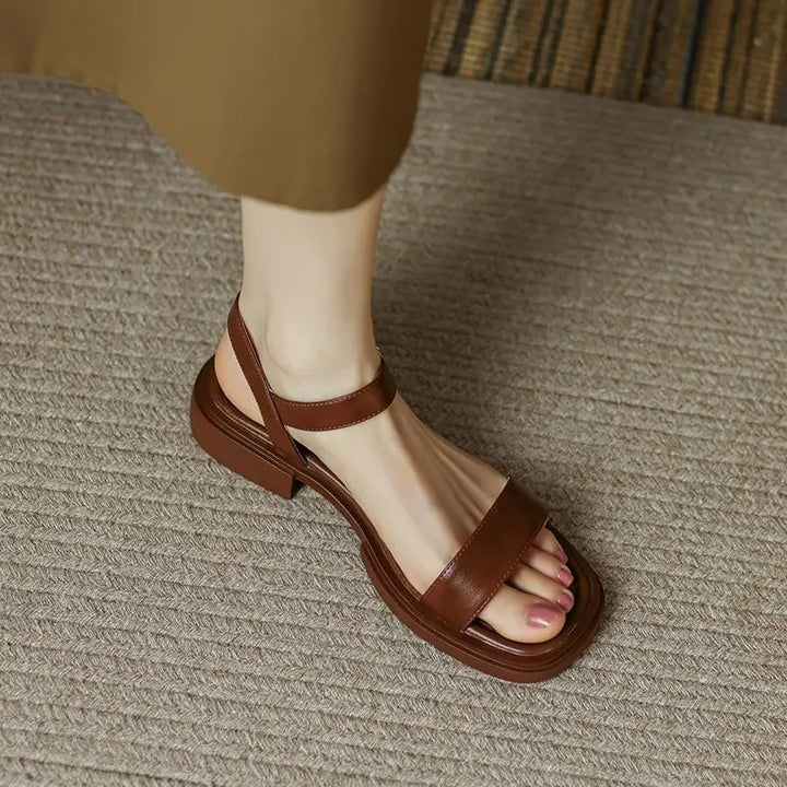 June | Leather Sandals