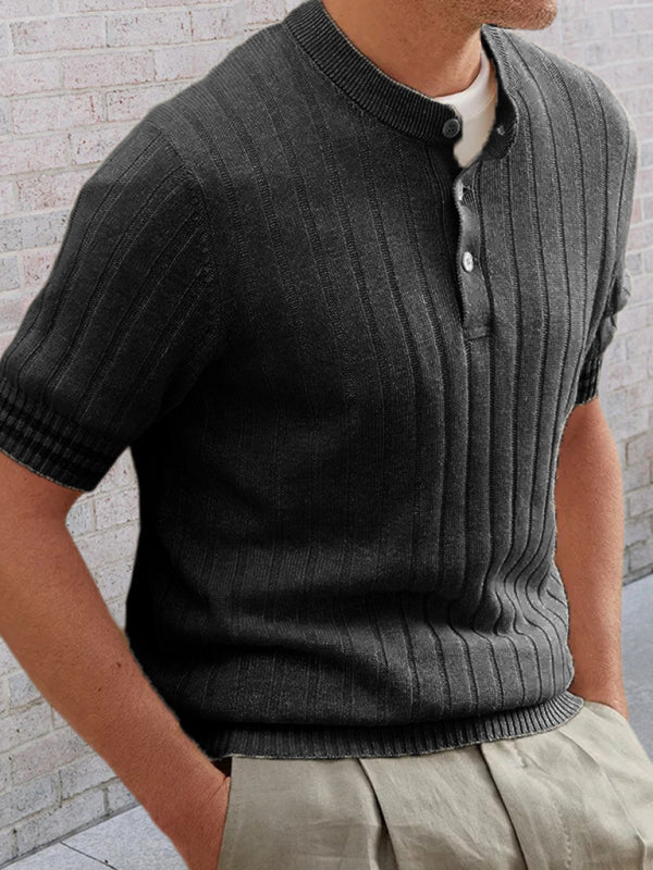 Hudson | Ribbed Polo Shirt