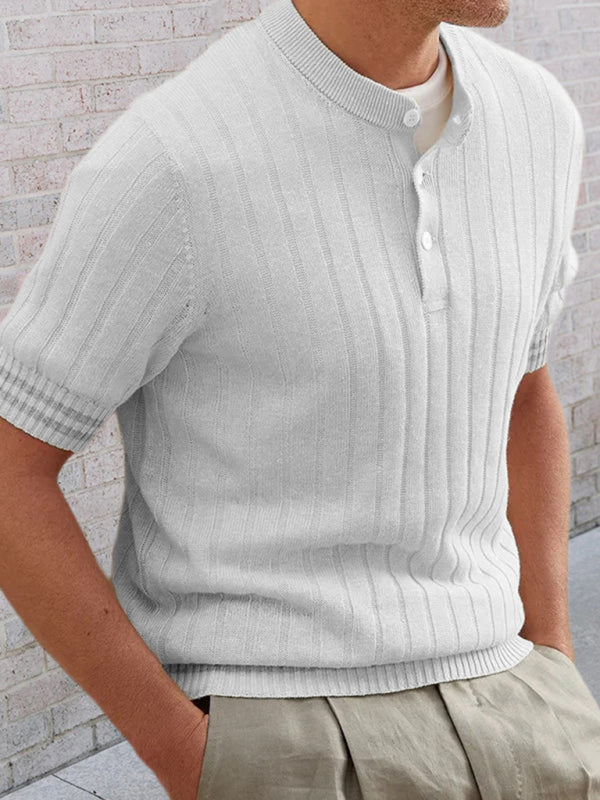 Hudson | Ribbed Polo Shirt