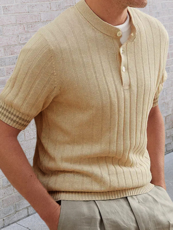 Hudson | Ribbed Polo Shirt