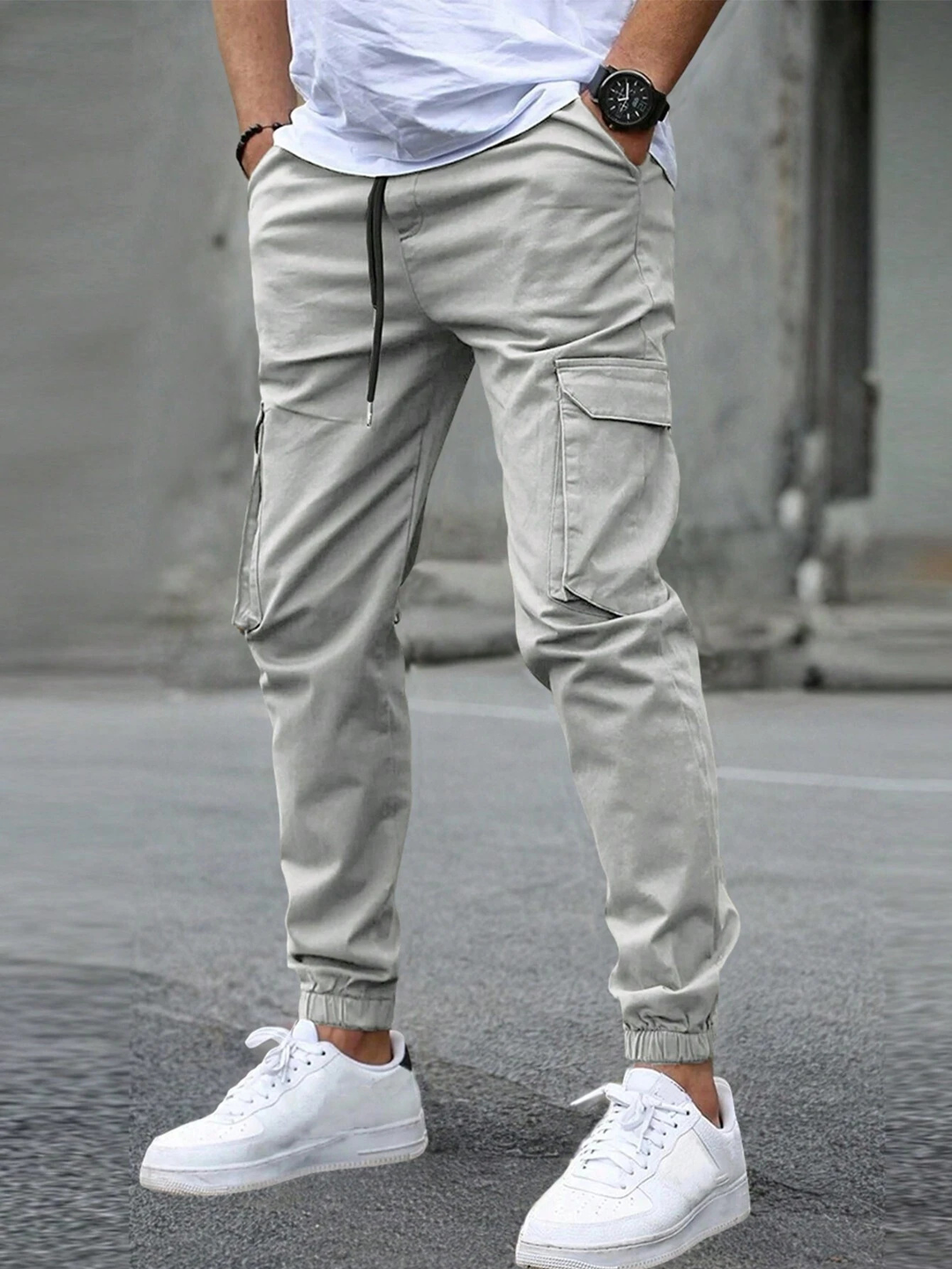 DAVIDE | MEN'S CARGO JOGGER TROUSERS