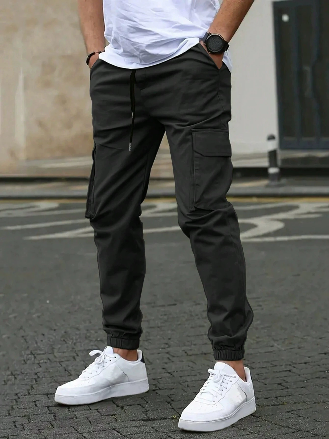 DAVIDE | MEN'S CARGO JOGGER TROUSERS
